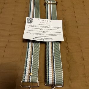 Pom Pom London guitar style purse strap